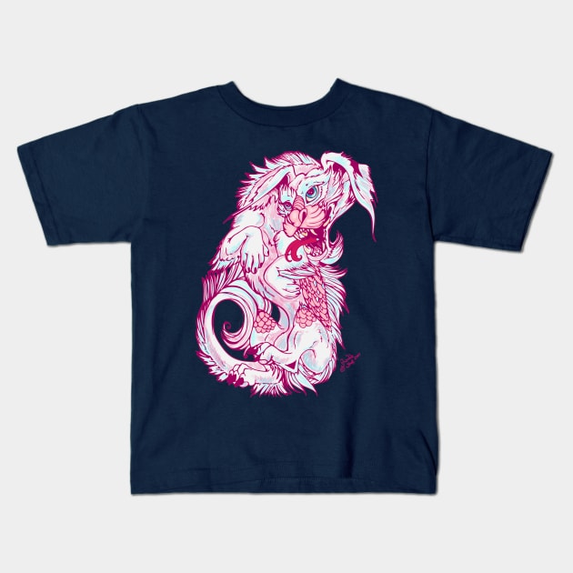 LUCK DRAGON Kids T-Shirt by WildThingsTreasures34